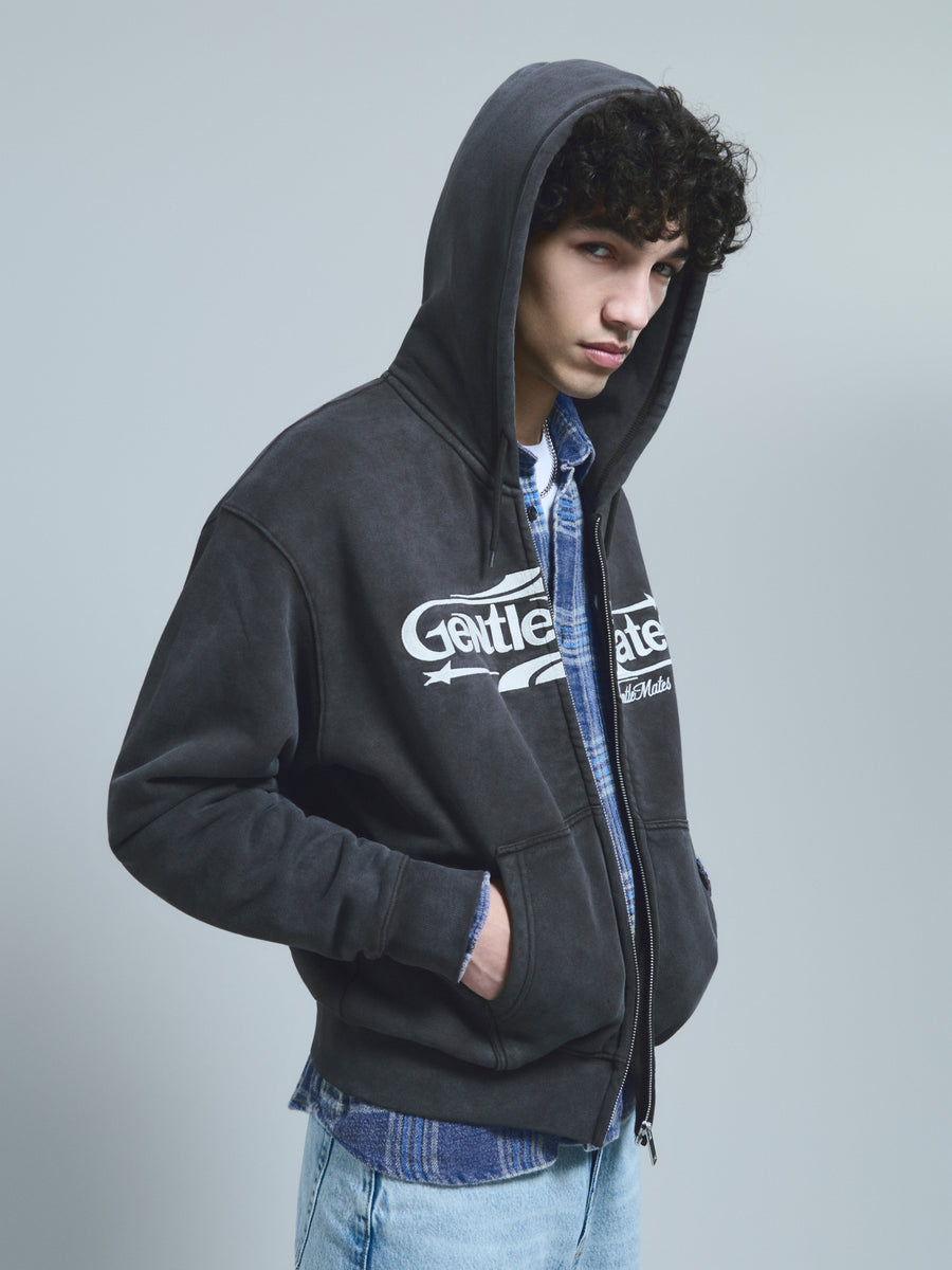 Hoodie Racing Délavé 4