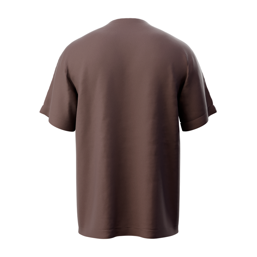T-shirt logo marron 2