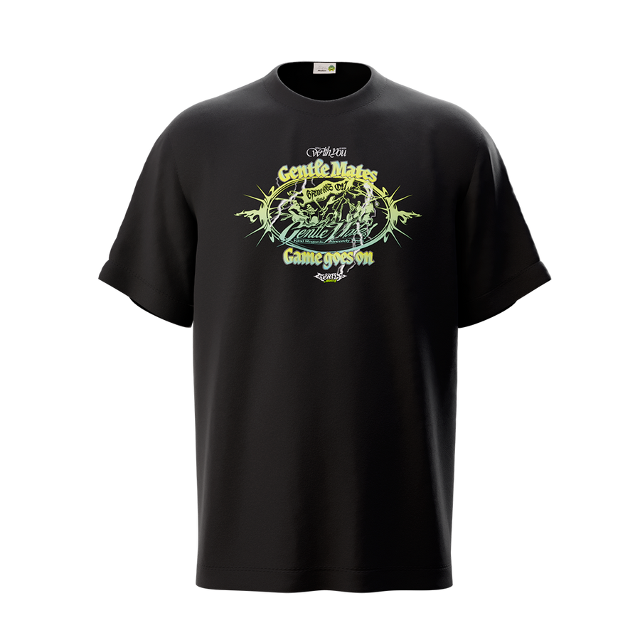 T-shirt Grunge noir 1