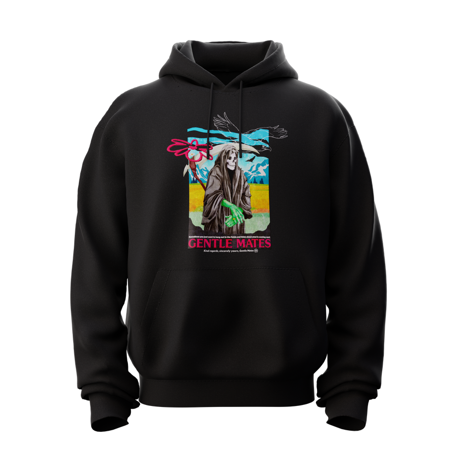 Hoodie faucheuse noir 1