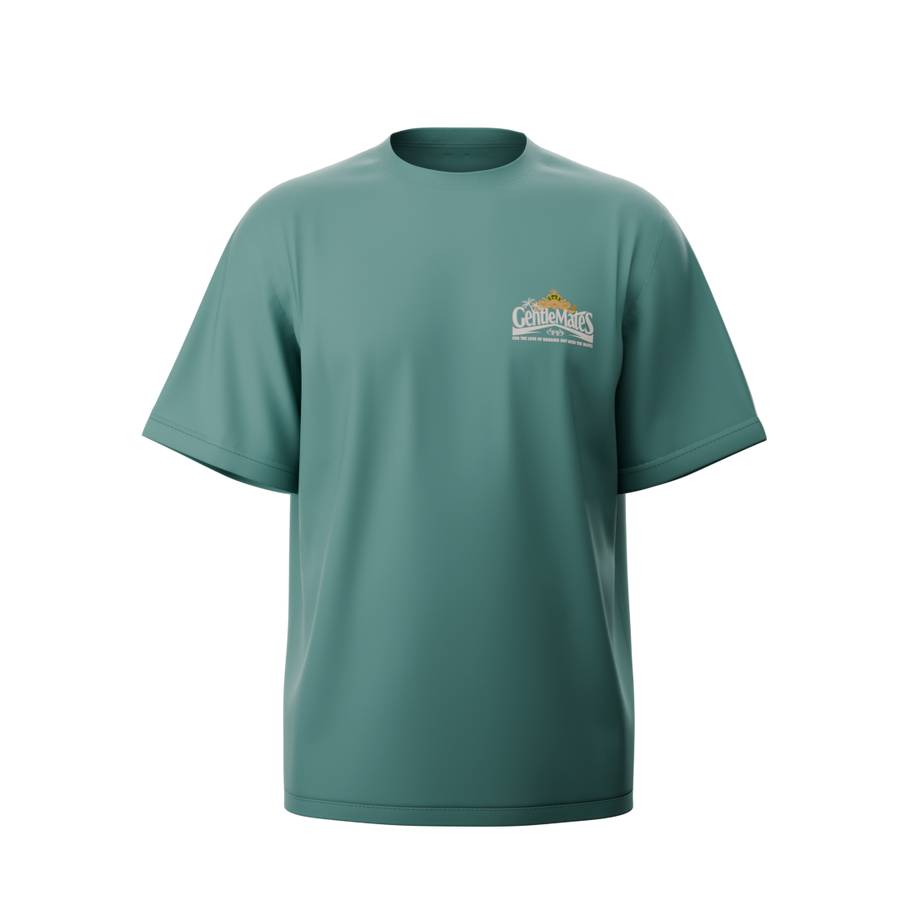 T-SHIRT HANGING OUT BLEU 1